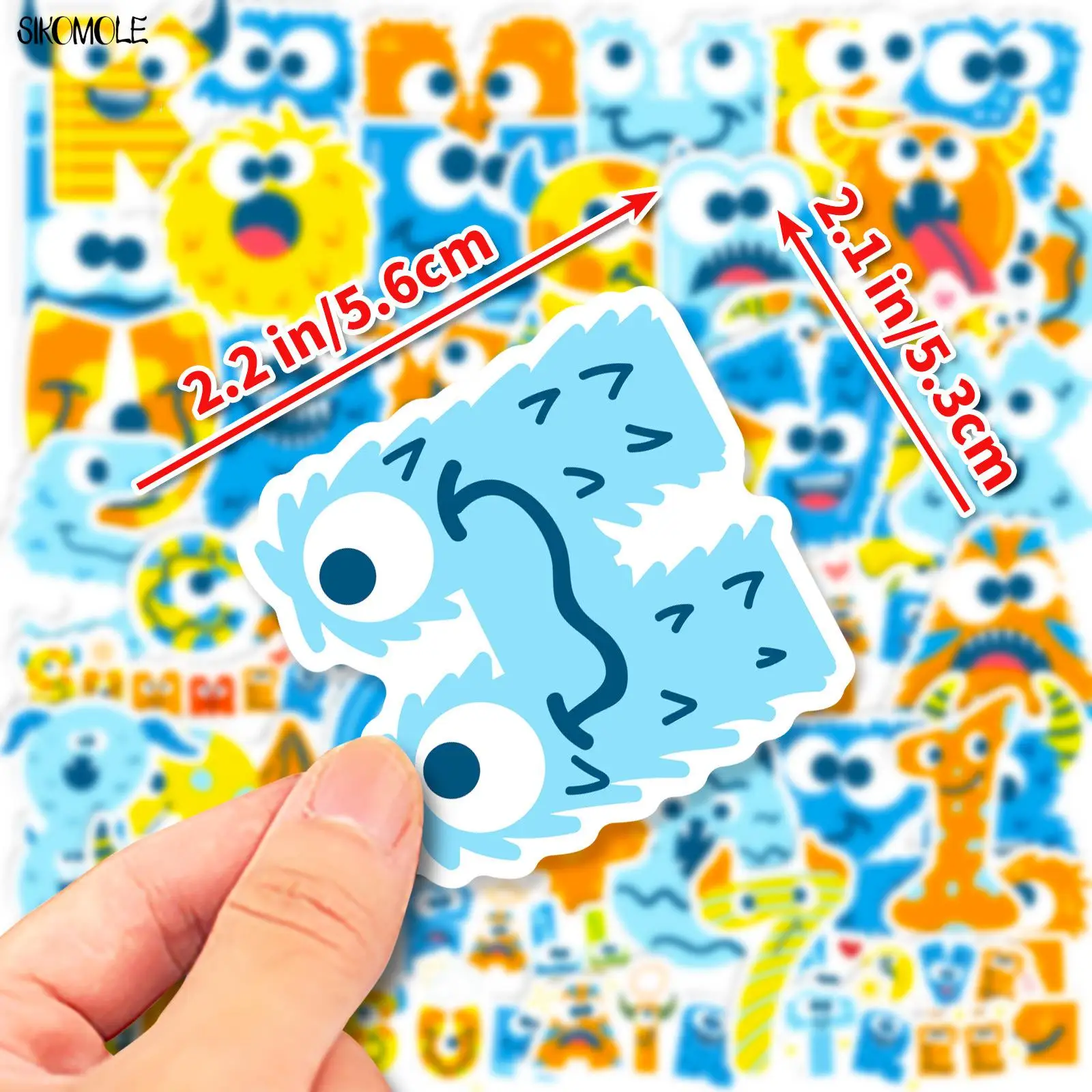 10/30/50 Stuks Cartoon Numeriek Alfabet Kinderen Training Puzzel Stickers Dier Diy Kid Speelgoed Reizen Laptop Graffiti Sticker Sticker