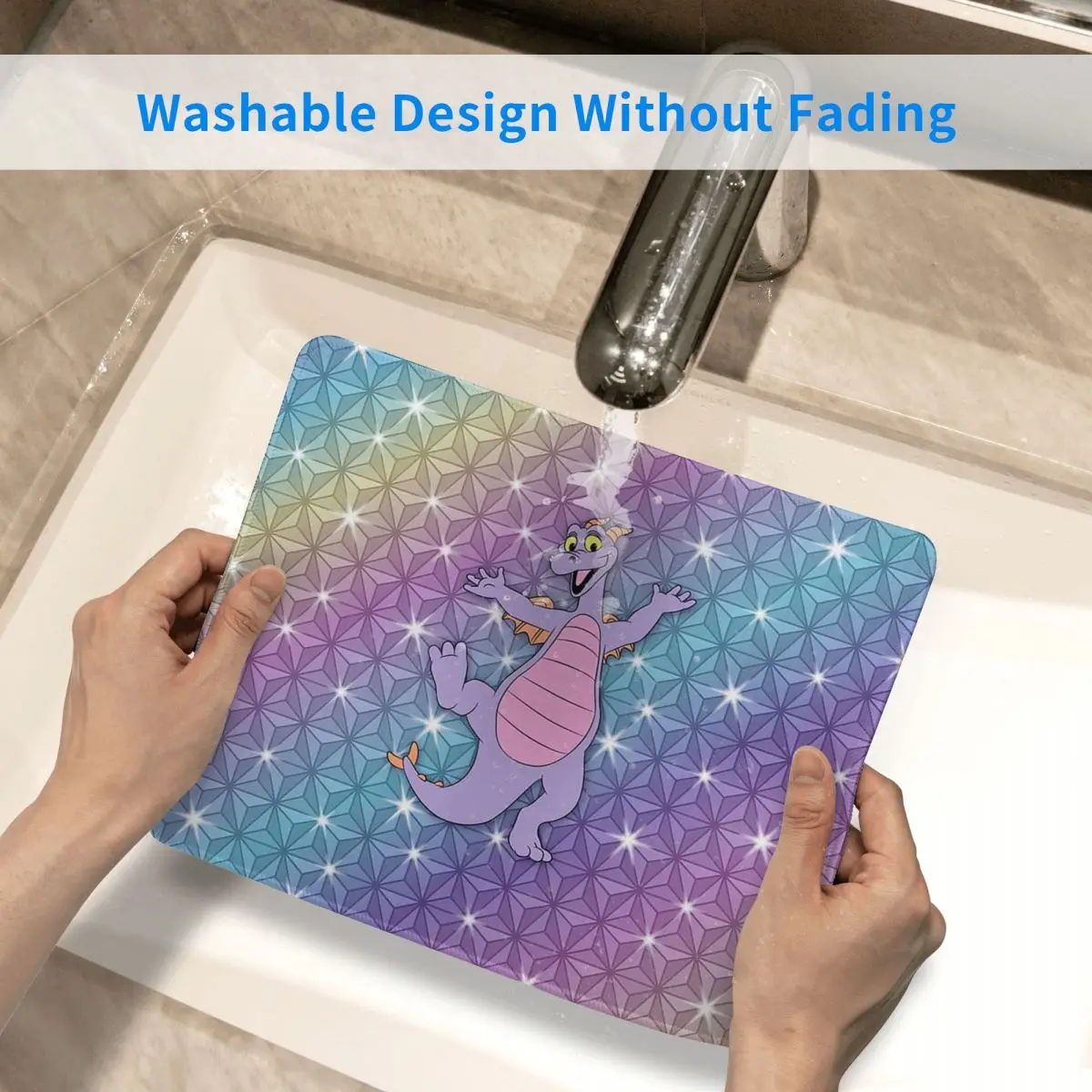 Alfombrilla de ratón Epcot Figment Beacon Of Magic, alfombrilla para teclado de ordenador, alfombrilla para ratón, Gaming, PC, portátil, escritorio, accesorios de oficina, alfombrillas para mesa