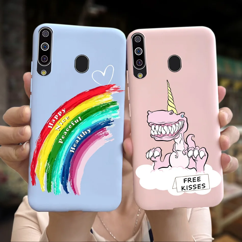 For Samsung Galaxy M30 M20 M10 Cover Case Stylish Painted Soft Silicone TPU Phone Case Back Cover For Samsung M30 M20 M10 Bumper