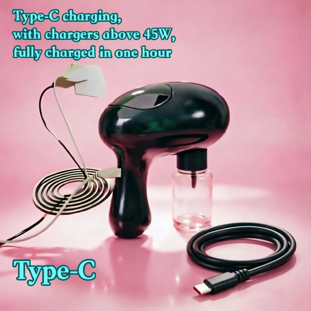 Rechargeable fog smoke bubble machine Type-C port new gameplay for Party Wedding Birthday Photograph for children kids gift toy