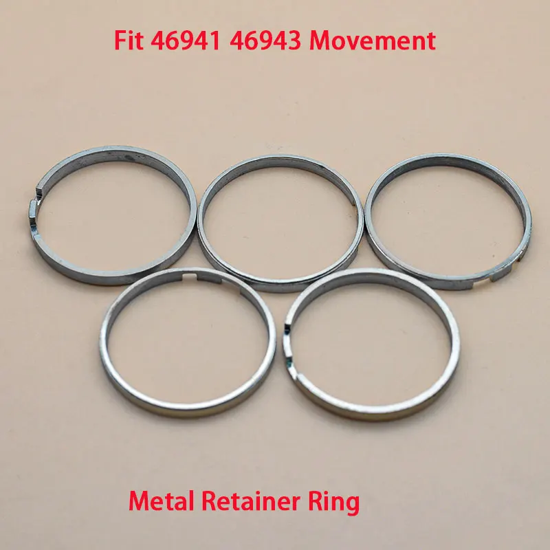 Metal Retainer Ring Fit 46941 46943 Movement Accessories Replacement Spare Parts For Oriental Double Lion Watch Repair Part