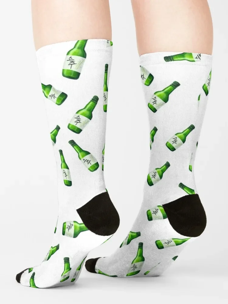 Soju Socks Soccer with print luxe Climbing Boy Child Socks Women's