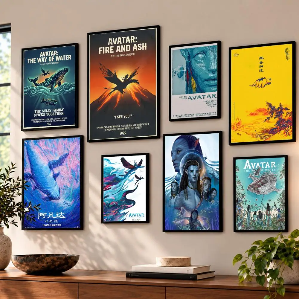 movie Avatar Poster Poster HD Self Adhesive Waterproof Wall Art Print Bedroom Living Room Decor Gift