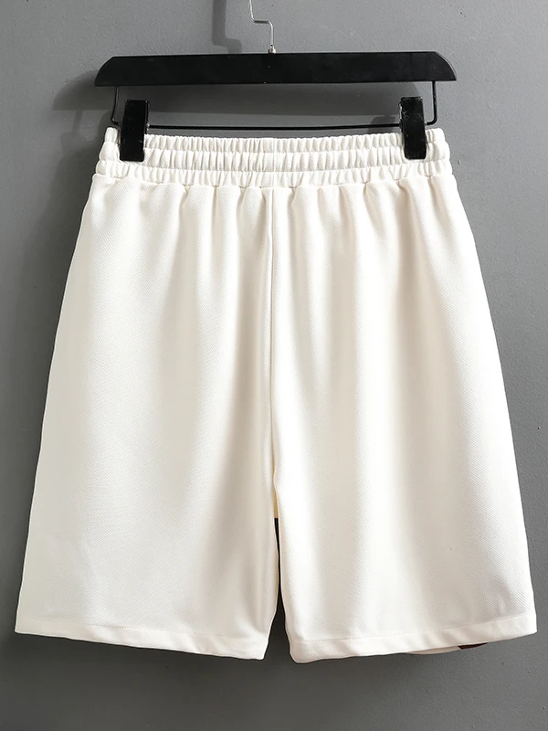 夏メンズストレートレッグショートショーツ薄いスポーティカジュアルビーチルーズフィット5分丈通気性快適若々しい