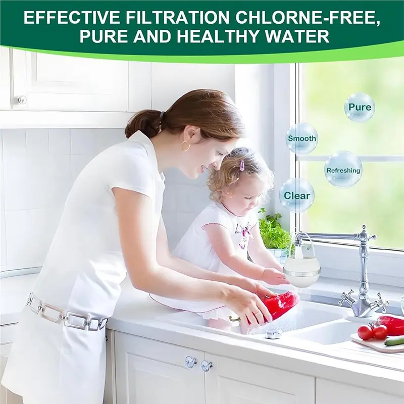 A92P Upgrade Bath Filter For Health Of Sensitive Skin, Body, Hair Hard Water Softener