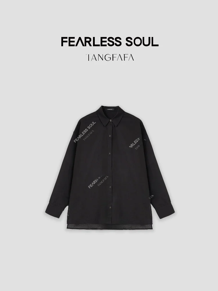 

Tfa Basic Tailored Slim Fit Blue Bla irt Women's Premium Cotton Long Sve Casual Busin Office Wear Spring 2026