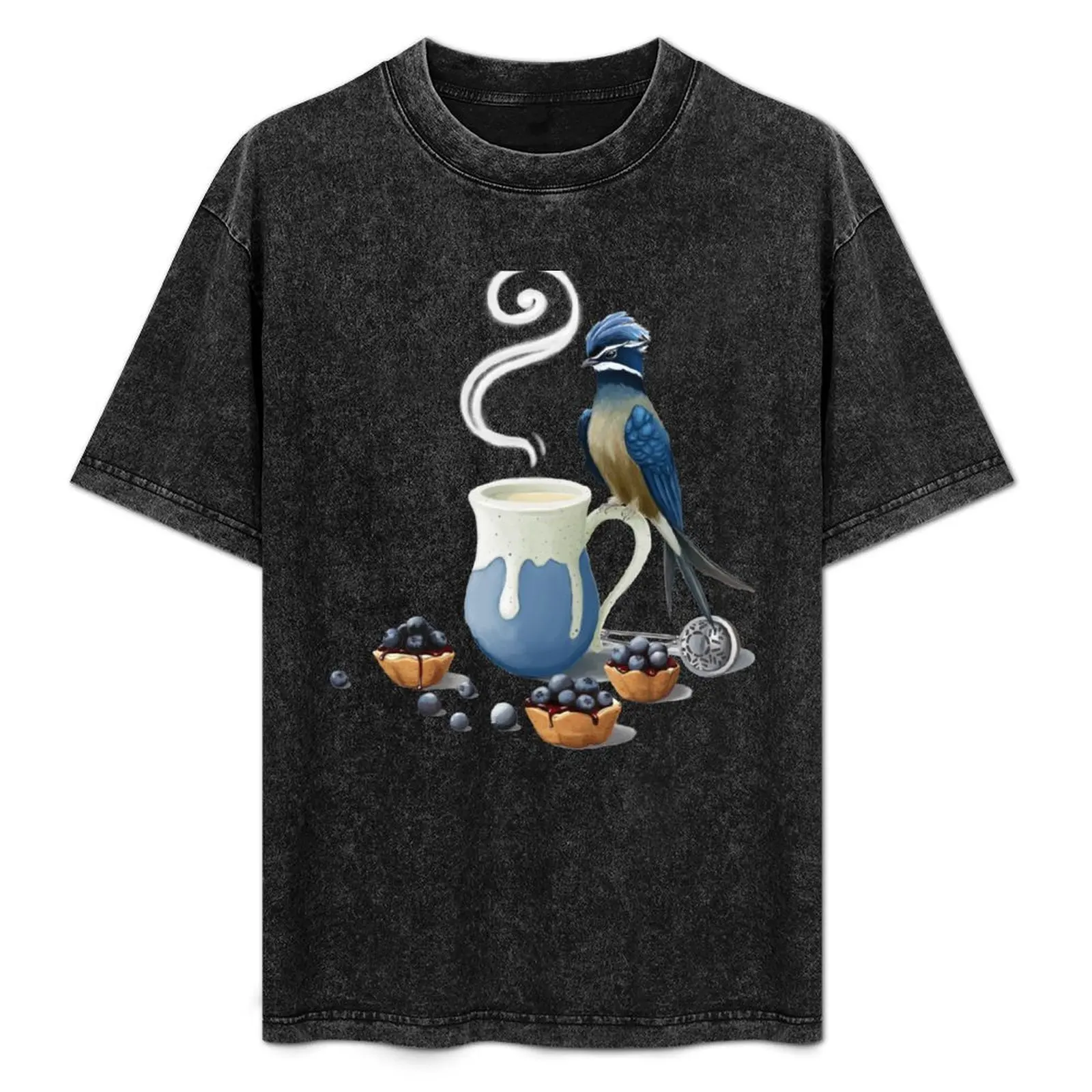 White tea, blueberry tarts, and a treeswift T-Shirt basketball graphic tees animal prinfor boys shirts men