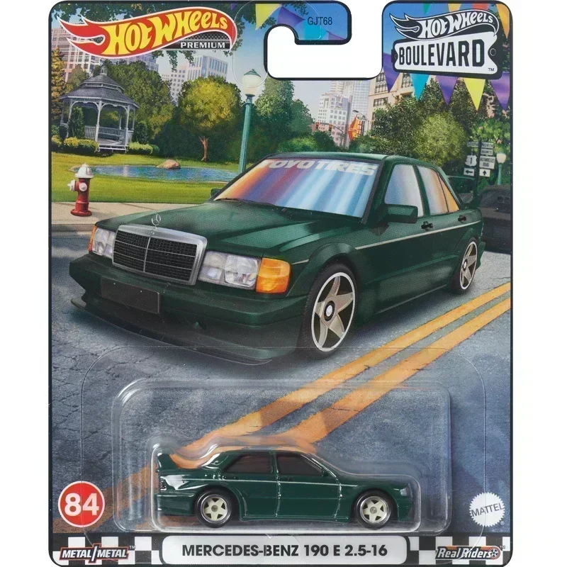 Mattel-Premium carro brinquedos para meninos, Hot Wheels, GJT68, Boulevard Audi S4, Porsche 911 Turbo, Nissan Silvia, coleção do veículo