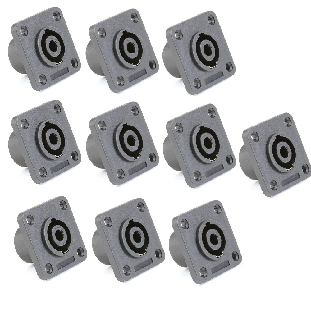 For 4-Pole Speakon Connector Receptacle Famale Audio Connector 4-Pole Receptacle 20x8x4cm