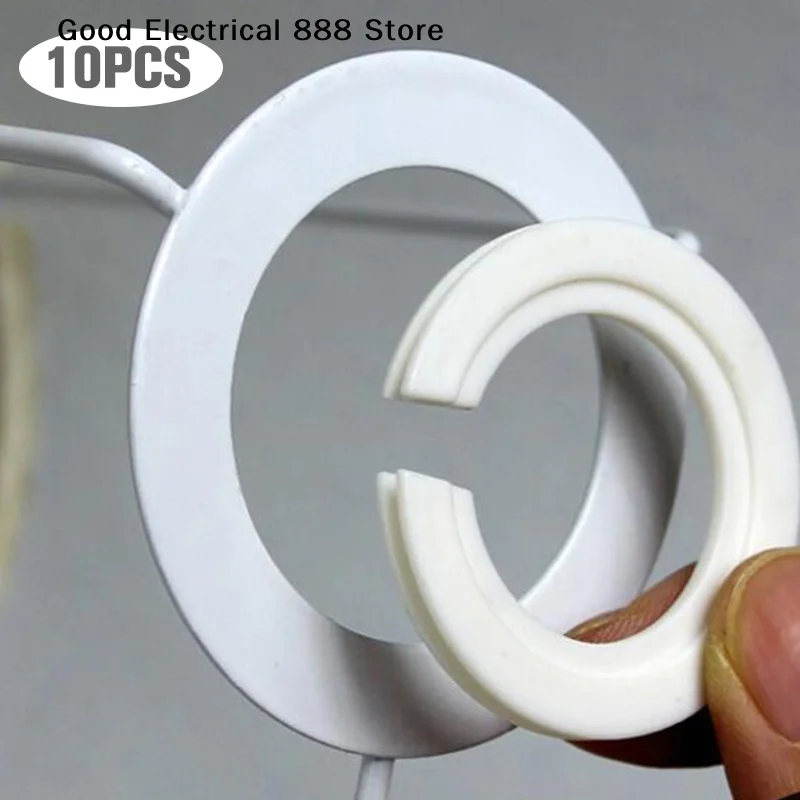 10Pcs E27 To E14 Lampshade Lamp Light Shades Socket Converter Lamp Shade Holder Light Fixture Parts Reducing Ring Adapter Washer