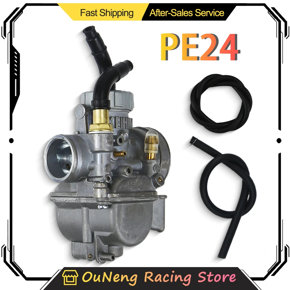 

For DASH 24mm PE24 NSR125 KX80 KX100 KX125 DIO NSR 50-125CC 2/4-Stroke Pit Dirt Bike ATV Quad Engine Carb Motorcycle Carburetor