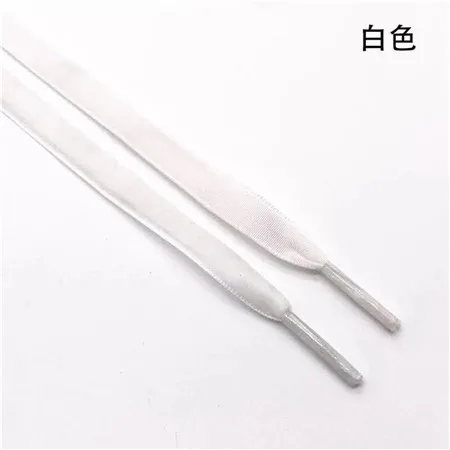1 Pair Single-side Velvet Surface Shoelaces Width 1cm Length 80/100/120/160CM Red Black Sports Casual Shoes Laces