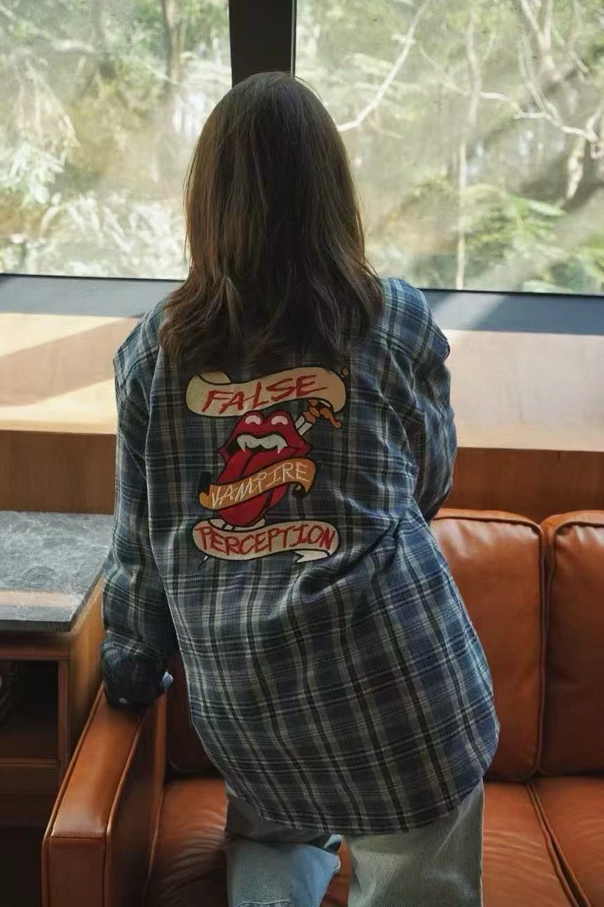 

Новинка 2023 года, американская уличная одежда, свободный длинный повседневный топ с буквенным принтом для женщин, удобный хлопковый топ irt Street Sle