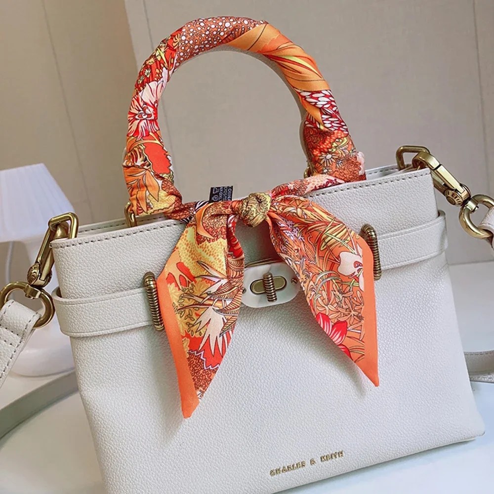 Summer New Horse Secret Garden Female Decoration Twill Long Ribbon Binding Bag Silk Ribbon Hair Belt Hot Selling Small Scarf image 6