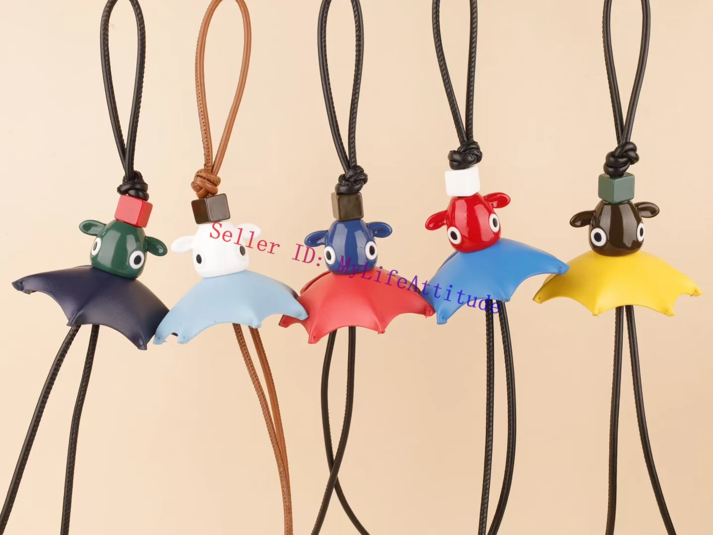 

Lovely Puzz Charm Hanging Bag Charms Pendant For Handbag Purse Backpack Decoration Ornament Keychain 8 Colors