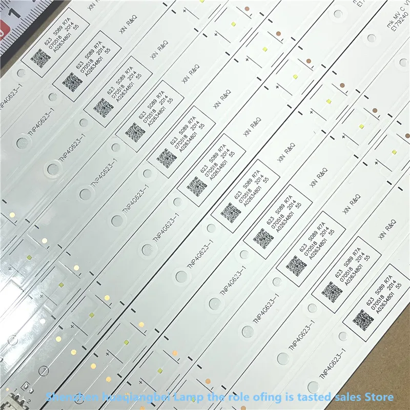 Imagem -05 - Tira de Retroiluminação Led para Panasonic 3led Tx55ex600e Tx-55ex580b Tx-55ex613e Tx-55fx623e Tnp4g6231 1803 E179240