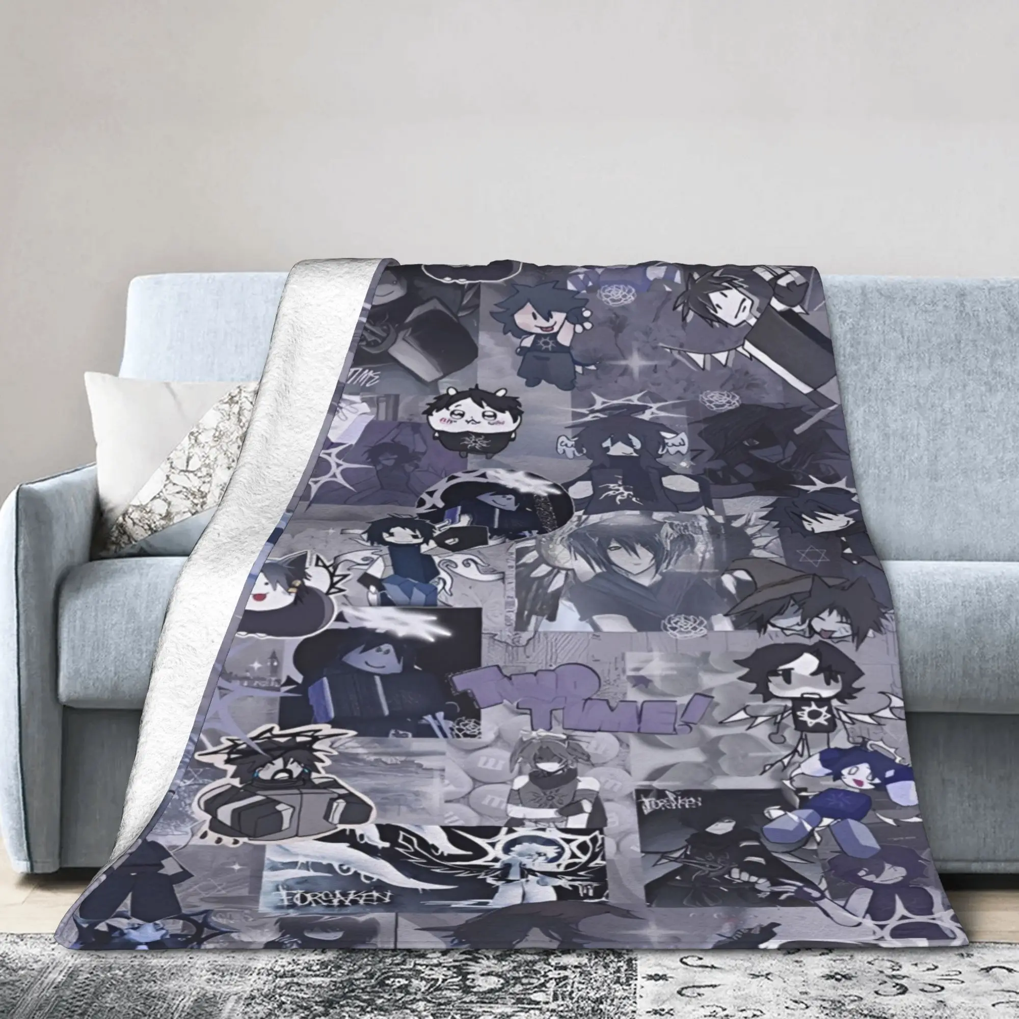

Forsakens world video game Blanket Fleece Cozy Lightweight Thin Throw Blanket for Home Plush Thin Quilt