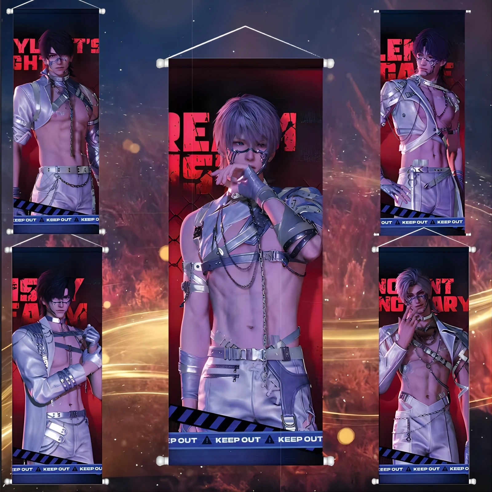 

Новое поступление, дизайн «Любовь в глубоком пространстве», настенный постер с прокруткой — Syrus Xavir Caleb Rafaye, крутой постер в стиле аниме, коллекция фанатов RGift