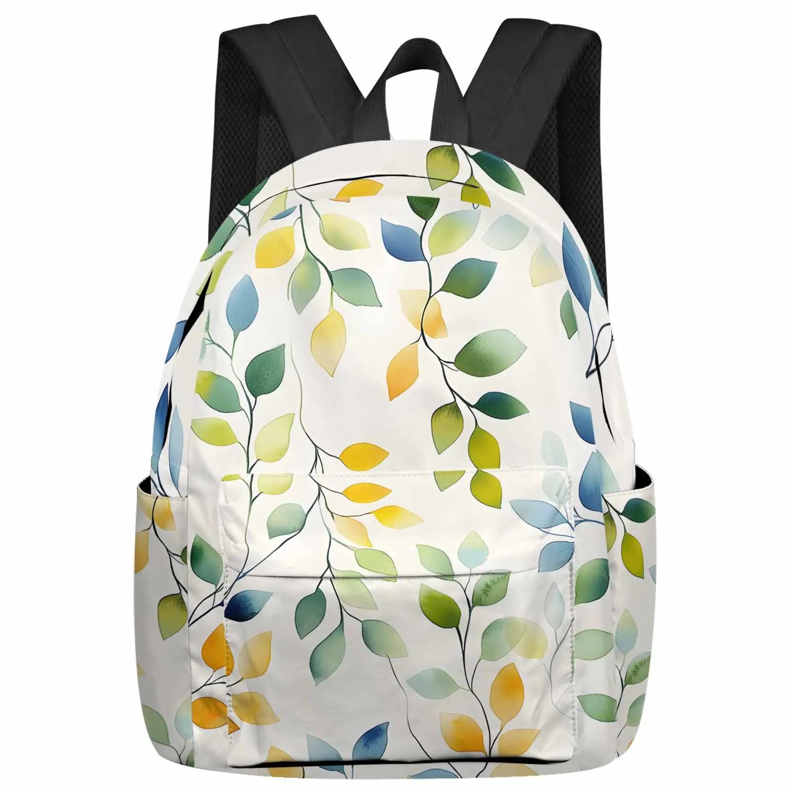 

Eucalyptus Leaf Branch Backpack School Bags for Teenagers Students Laptop Bag Women's Casual Travel Backpack