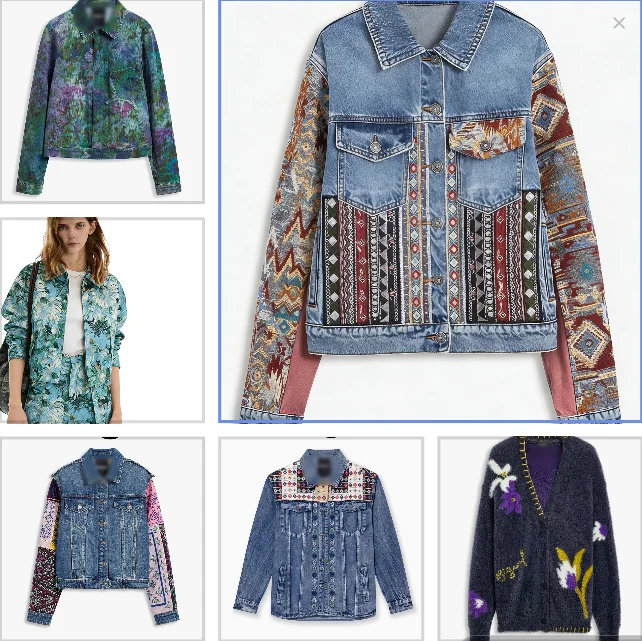 A new Spanish printed, fashionable, casual and versatile suit jacket for export
