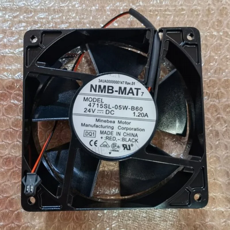 

Y 1PC New for NMB-MAT 4715SL-05W-B60 DC24V 1.20A 2-Wire inverter cooling fan # QW.