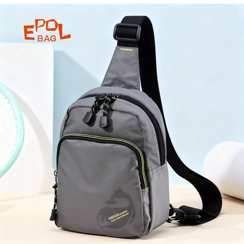 

Epol Large Chest Bags Multi-purpose Nylon Waterproof Versatile Crossbody Bags Convenient Simple Sports Travel Bags 3033-09