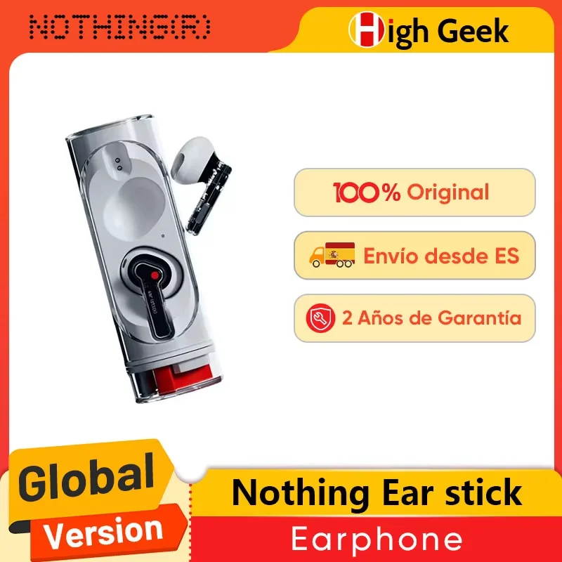 Global Version Nothing Ear stick Ergonomic design Custom 12.6 mm dynamic driver Clear Voice Technology