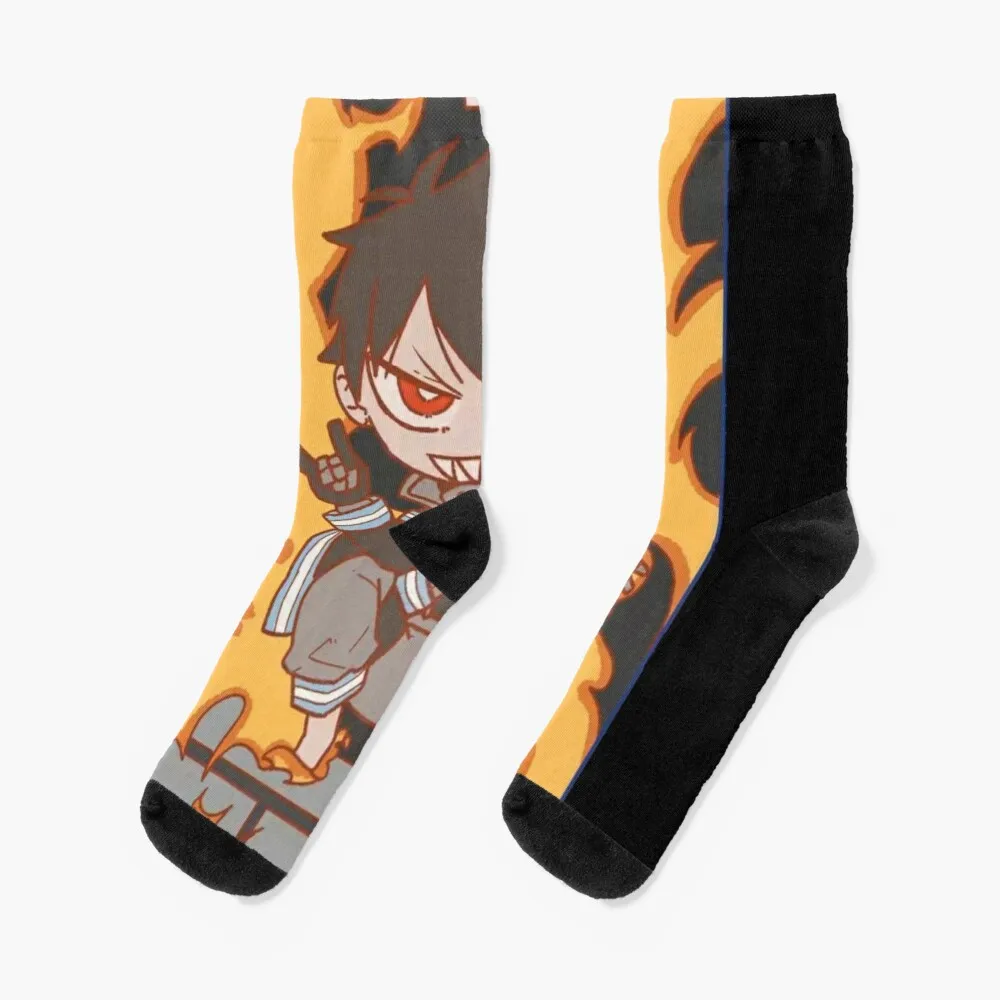 

Fire Force Anime Socks Women'S Warm Socks Man Gift Idea