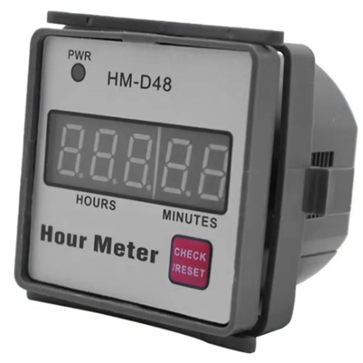 Best sales 2026 Digital Hourmeter HM-D48 0‑999.99h Timer for Lawn Mower Generator Farm Tractor Resettable AC220V