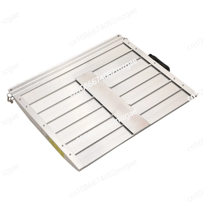Barrier-free ramp wheelchair trolley upper step loading aluminum alloy ramp access plate