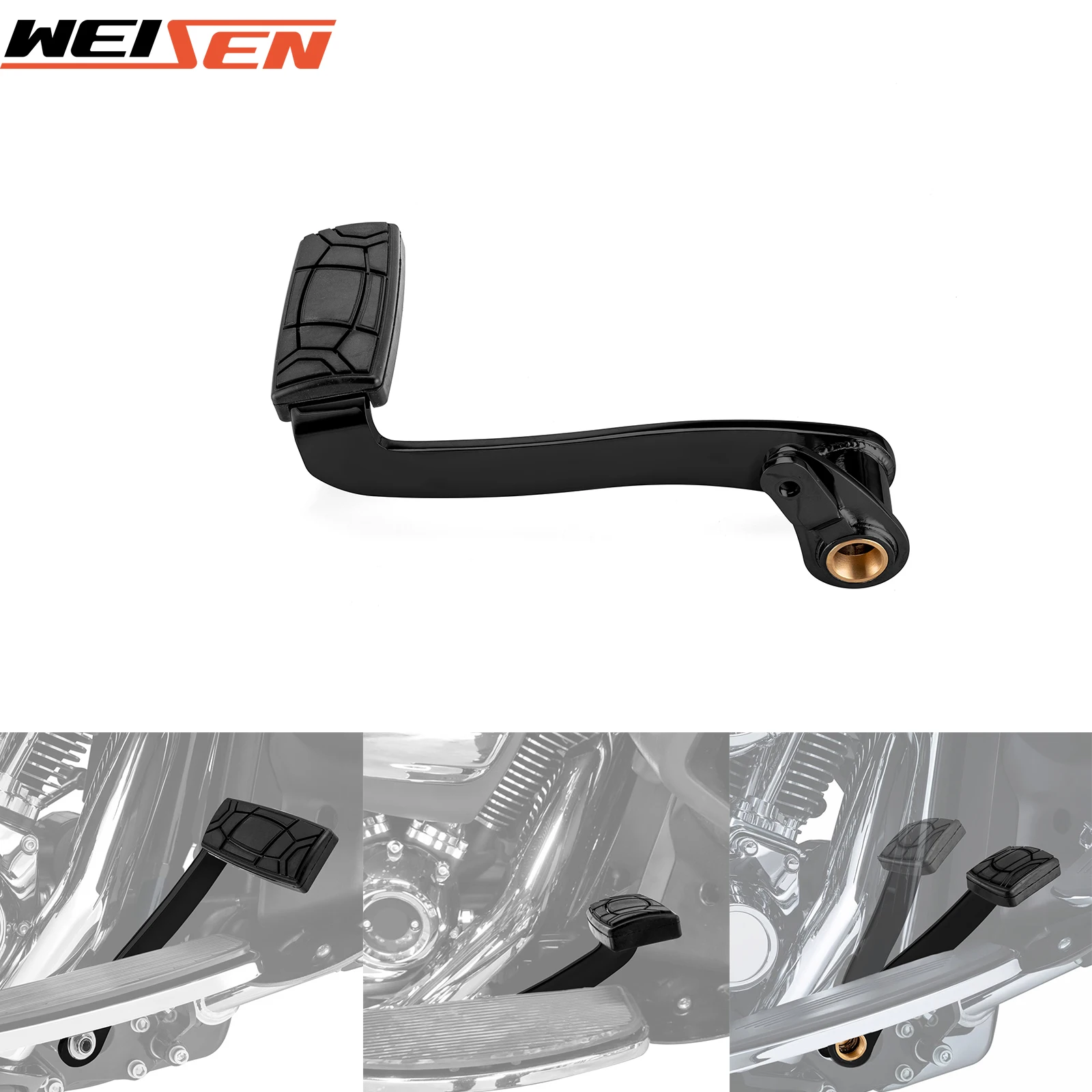 

Motorcycle Rear Brake Lever + Brake Foot Pedal for 2014-2024 Harley Electra Glides/Road Glides/Road Kings/Street Glides/Trikes