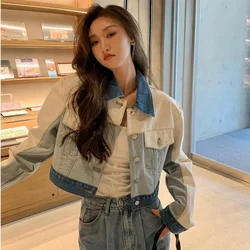 Special Novelty Jean Jackets for Women 2024 Latest Fashion Winter Denim Jacket Woman Crop Coats Trend Blue New Arrival Designer