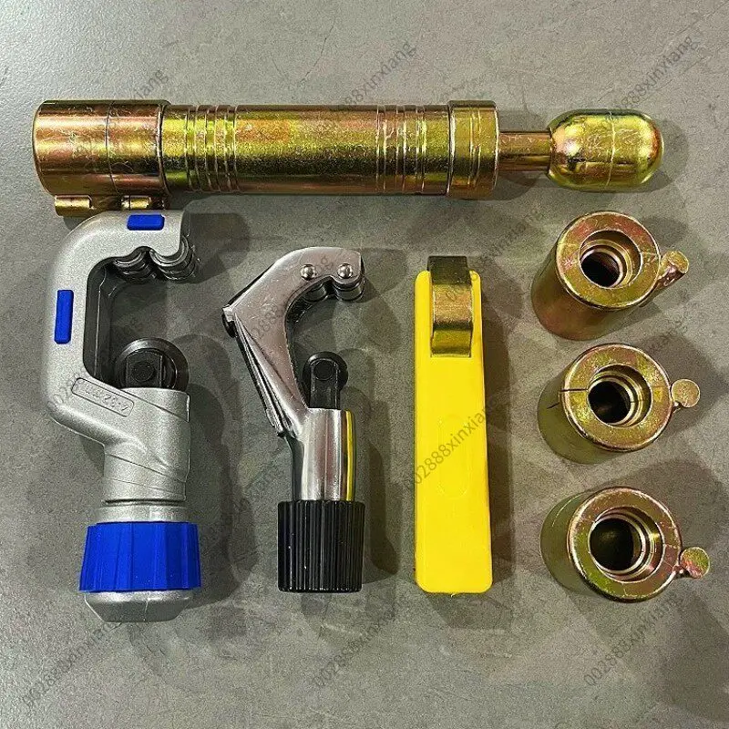 Stainless steel bellows special toolbox set 3 minutes 4 minutes 6 minutes 1 inch full set of knocker pipe cutter punch