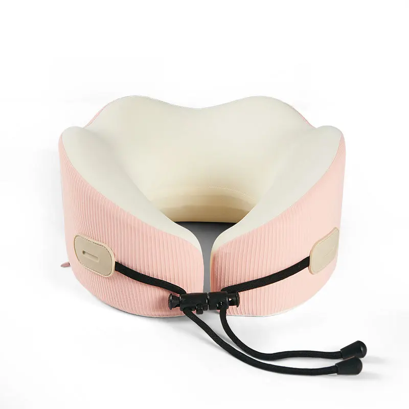 

Хлопковая U-образная подушка для шеи с медленным отскоком и памятью Портативная подушка для шеи для путешествий в самолете