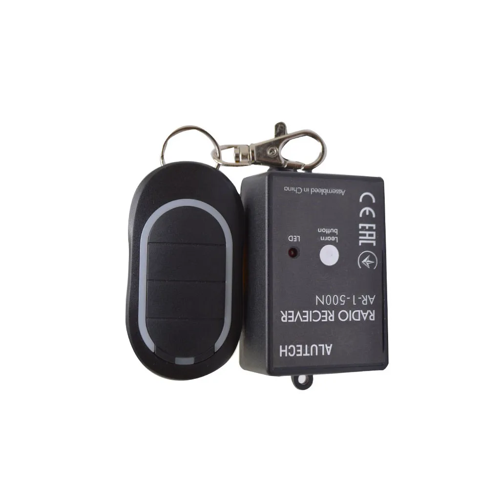 Imagem -04 - Dynamic Code Garage Remote Control For Alutech at 4n Gate Barrier Door Opener Keychain At4n 433mhz