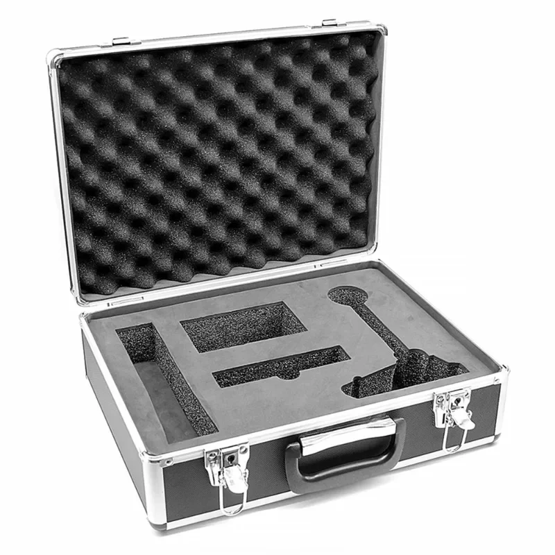 Professional Aviation Aluminum Alloy Tool Carrying Case, Black Flight Case, Equipment Tool Case