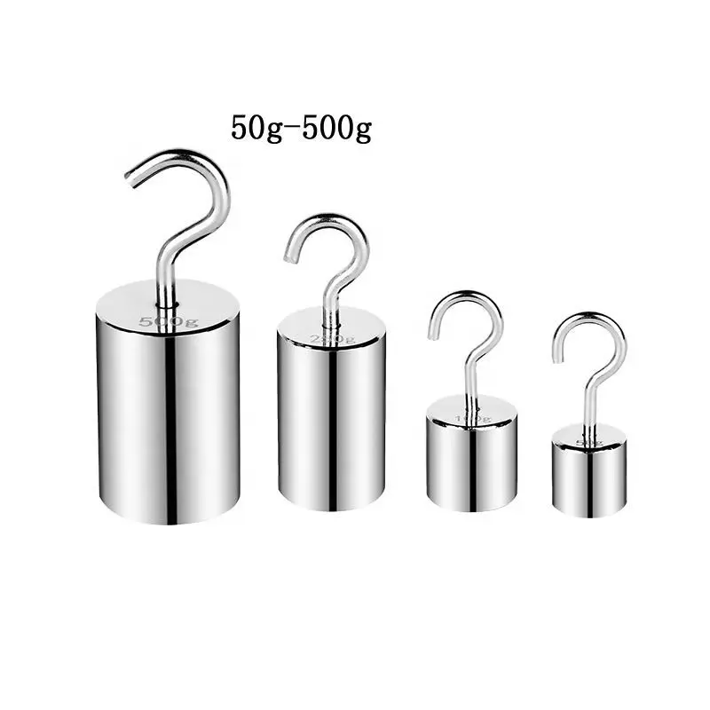Imagem -04 - Peso da Calibração com Gancho Padrão m1 para Testes Elásticos 50g 100g 200g 500g