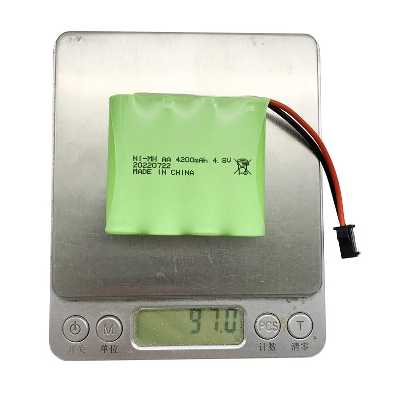 4.8v 4200mah AA Battery Or Charger For Rc toys Cars Tanks Robots Boats Guns Ni-MH AA 4.8v Rechargeable Battery Pack With SM Plug