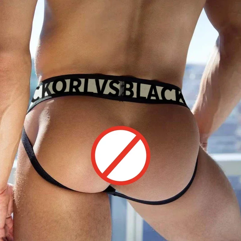 Men's Soft Cotton Low Waist U-Pouch G-String Thong Underwear - Versatile Swimwear & Everyday Underpants