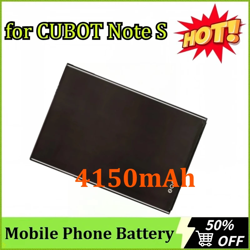 Newly Upgraded 3.8V 4150mAh 15.77Wh Mobile Phone Battery for CUBOT Note S Portable High-Capacity Replacement Rechargeable