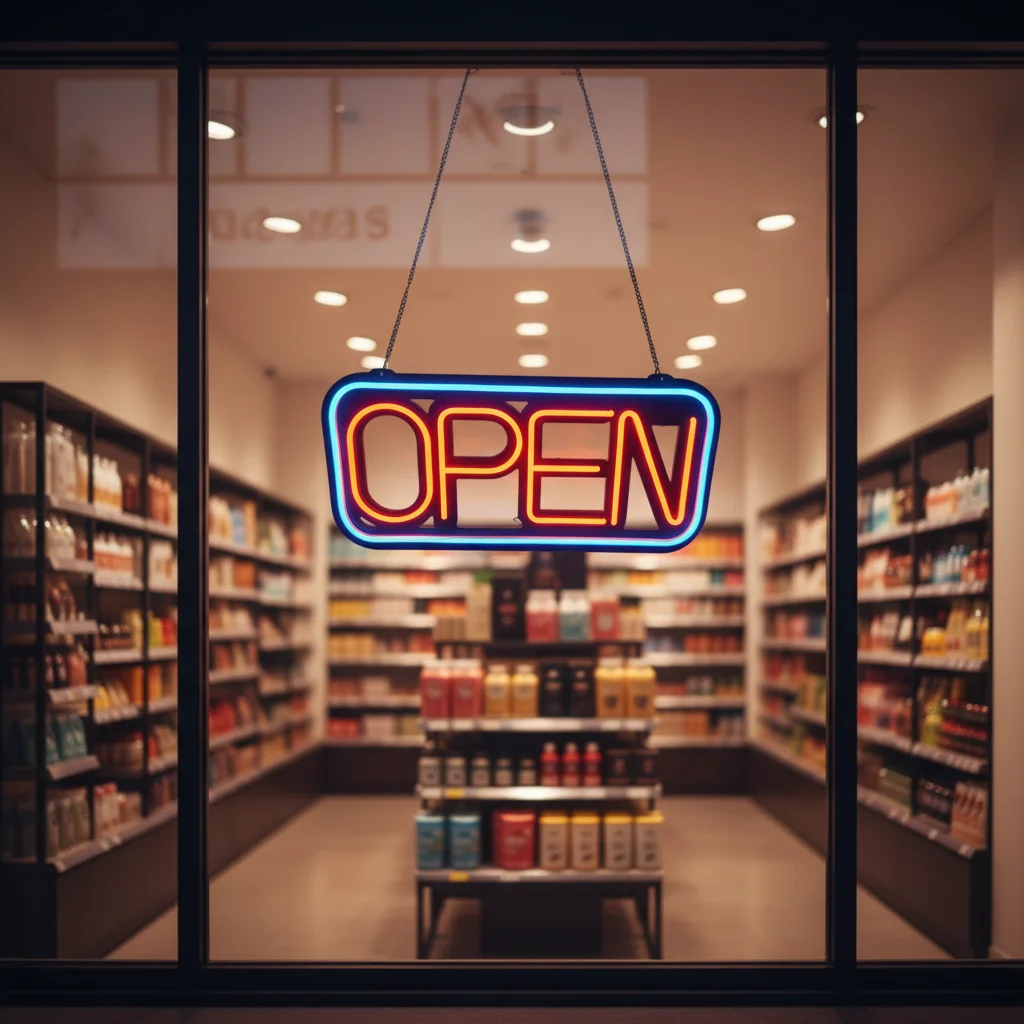 Custom Colorful Neon Open Light Emitting Diode Advertising Signage IP65 Acrylic Neon Facade Promotion