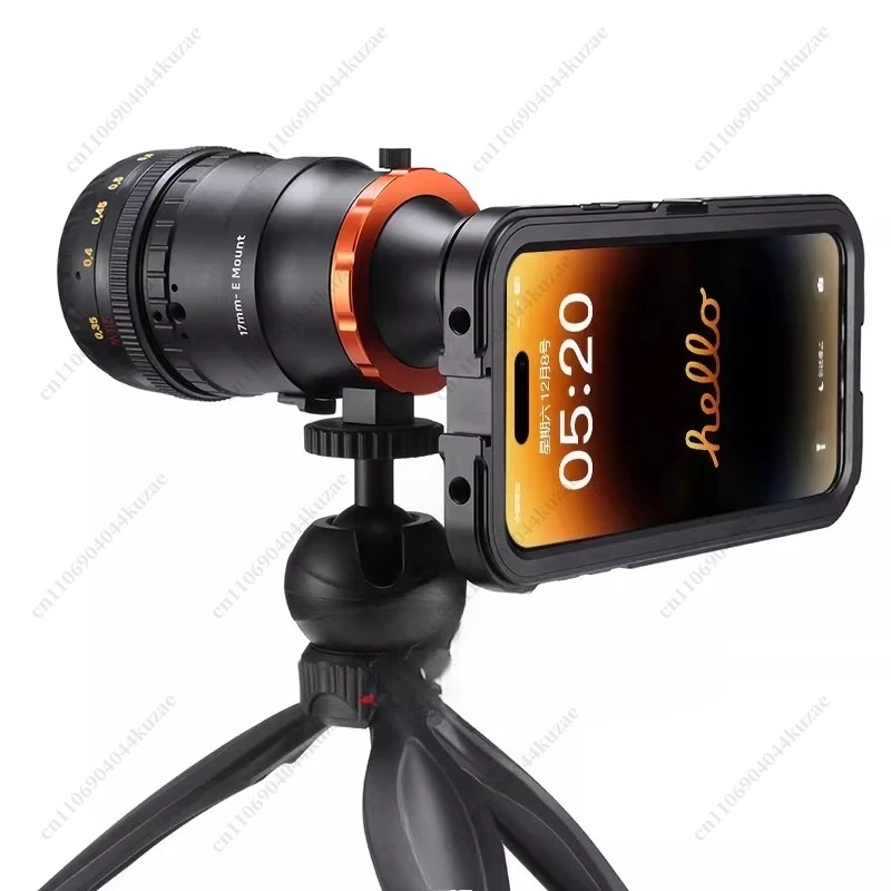 Mobile Phone To SLR Lens Adapter Ring, High-Quality Adapter for Sony E/Nikon F/Canon EF Mounts, Stable Image Transmission