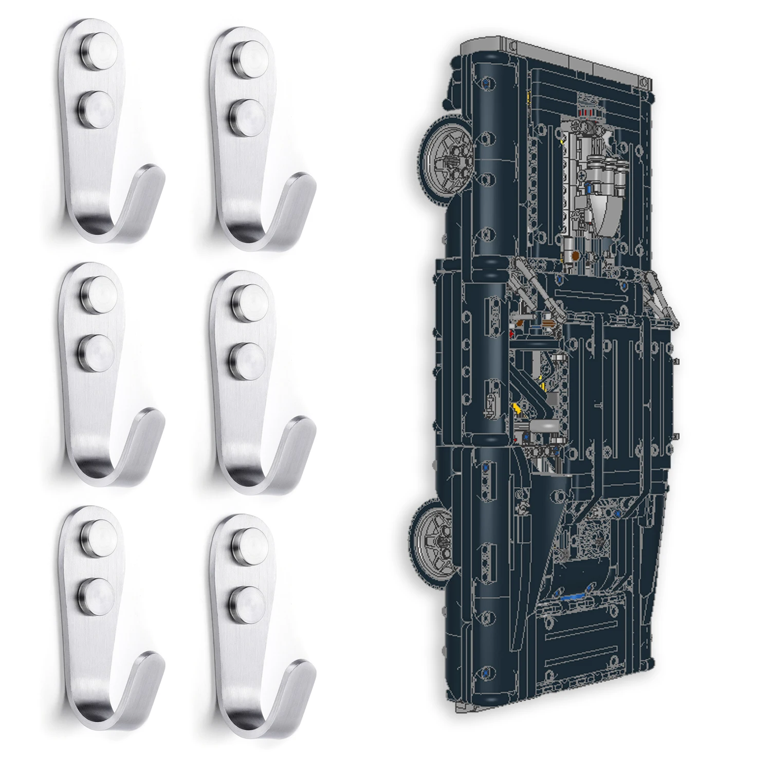 

Для LEGO Technology Mechanical Group 42111 Speed Passion Dodge Warrior Racing Настенный крючок (42111 Настенный крючок)