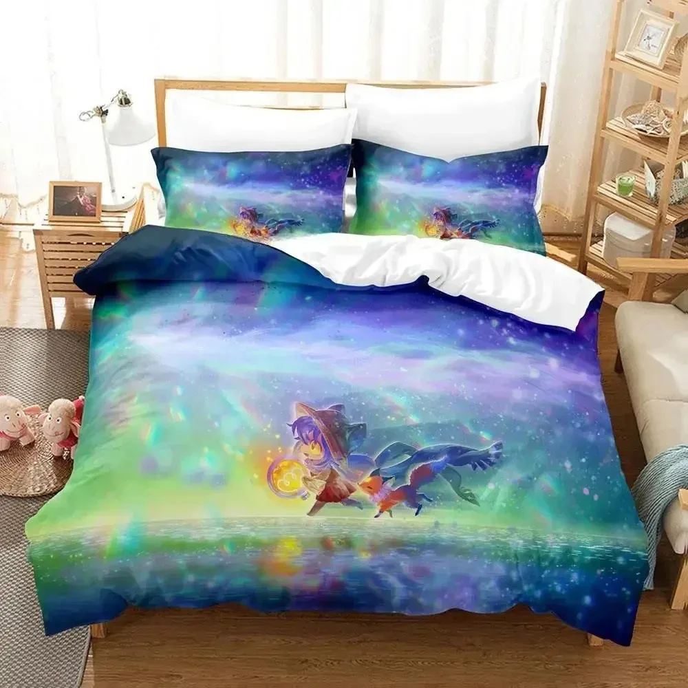 Game OneShot Bedding Set Single Twin Full Queen King Size Bed Set Adult Kid Bedroom Duvet cover Sets 3D Anime Bed Sheet Set