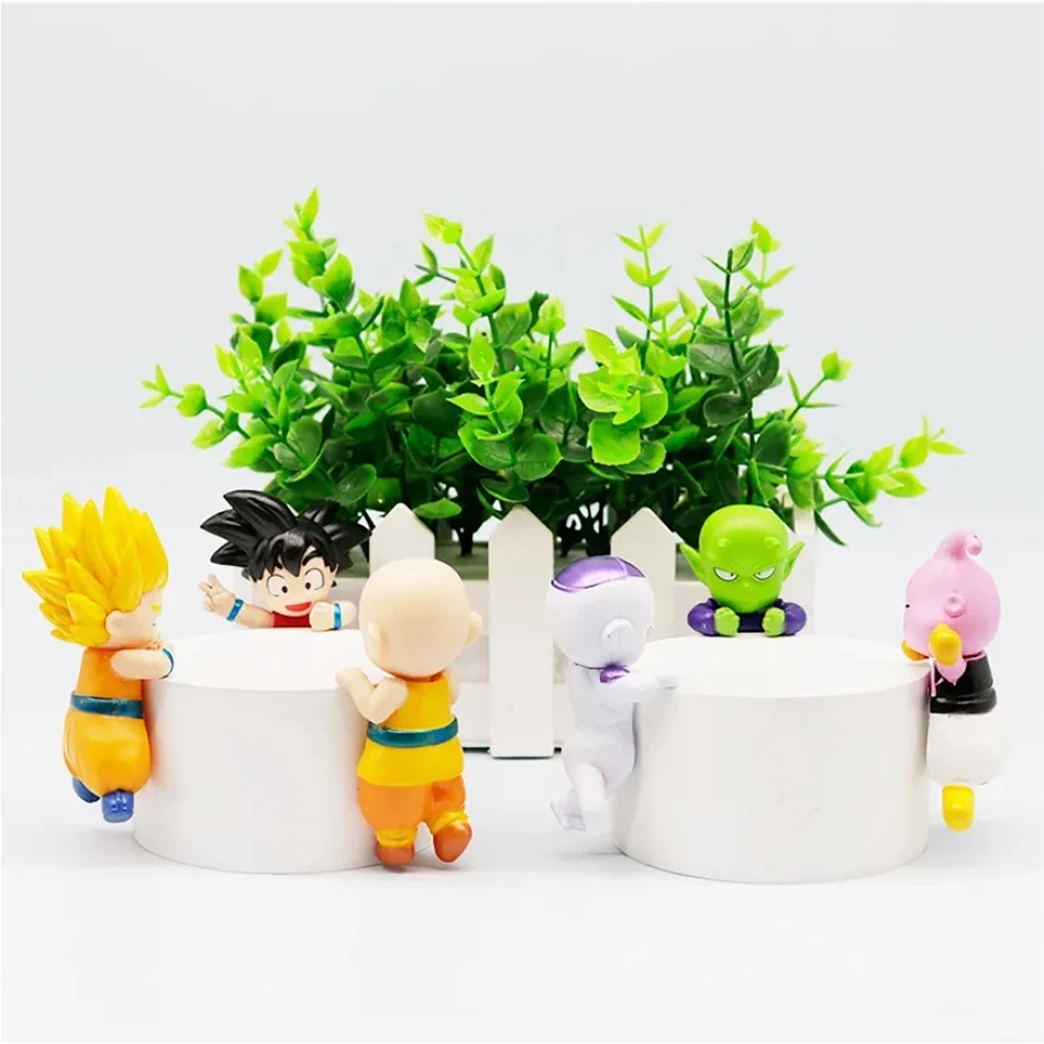 Słoneczny Anioł Dragon Ball Hippers Dekoracyjne Figurki Anime Ozdoby Lalki Fanów Dzieci Prezenty Świąteczne Urodzinowe Losowe 1-12 Sztuk