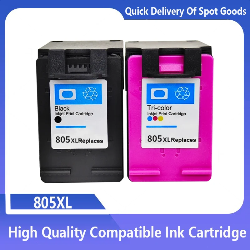 

For hp 805 805XL Premium Remanufactured Color Inkjet Ink Cartridge for HP DeskJet 1210/ 1212/2330/23322335/2720/2721/2722