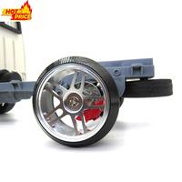 Metal Tire Wheel Hub for Rim Brake Disc Caliper for WPL D12 RC Car Easy Install