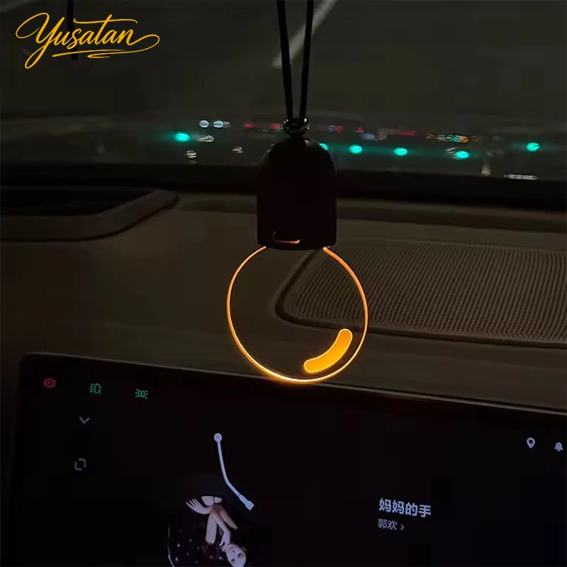 Car mounted small light bulb, interior decoration, car decoration, ambient light, pendant style creative car hanging night light