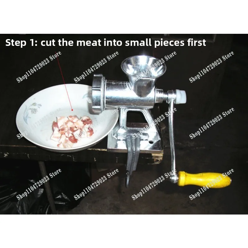Factory direct sales multi-function pulley flashlight two meat grinder noodle press wholesale export meat grinder noodle machine