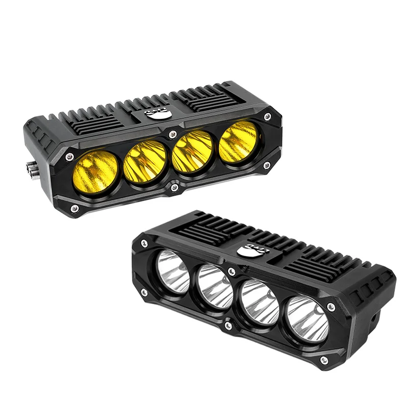2個セット 120W 車用作業灯 LEDバー 4x4 6インチ LEDドライビングランプ 12-24V LEDコンボビーム オフロード SUV ATV トラクター ボート トラック用